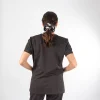Blusa Clínica Negro Área Médica Mujer Entallada - Ale - Imagen 2