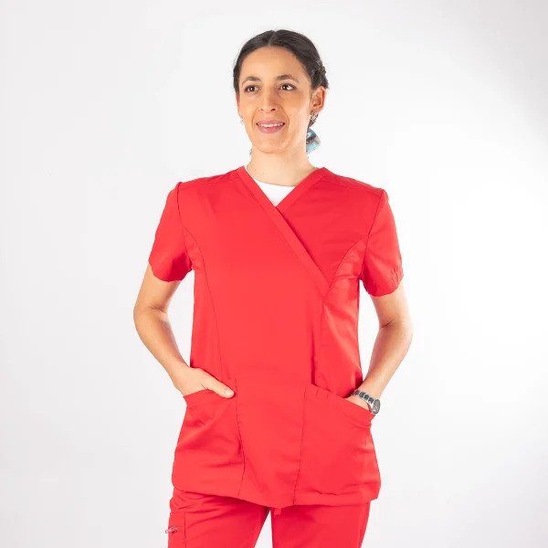 Blusa Clínica Rojo Mujer