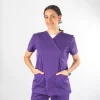 Blusa Clínica Morado Mujer