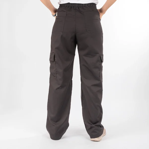 Pantalón Clínico Negro Área Médica Mujer Media Cintura Elasticada - Carla - Imagen 5