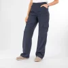Pantalón Clínico Azul Marino Área Médica Mujer Media Cintura Elasticada - Carla - Imagen 2