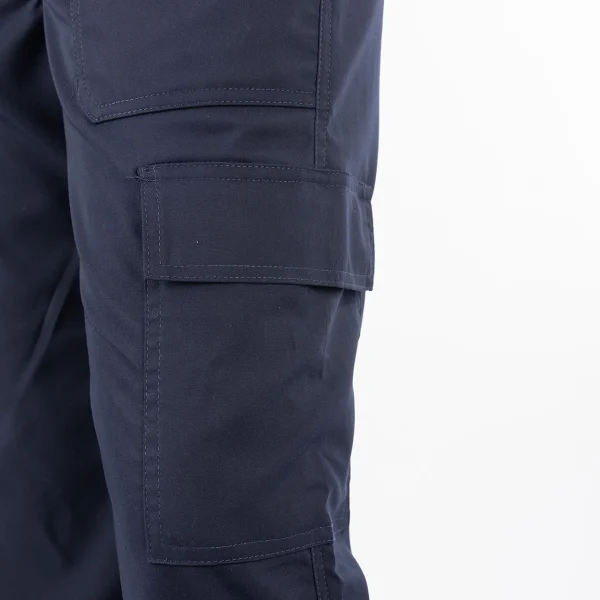 Pantalón Clínico Azul Marino Área Médica Mujer Media Cintura Elasticada - Carla - Imagen 3