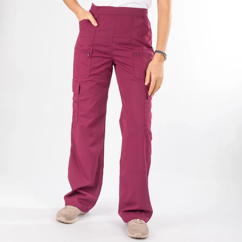 Pantalón Clínico Burdeo Mujer