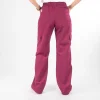 Pantalón Clínico Burdeo Tecnólogo Mujer Media Cintura Elasticada - Carla - Imagen 3