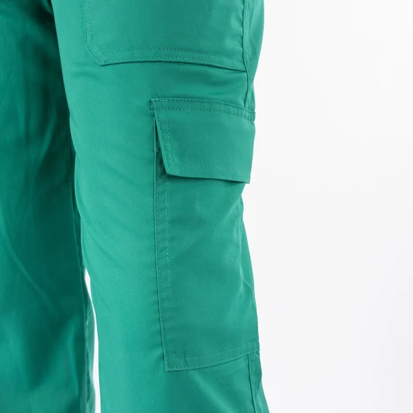 Pantalón Clínico Verde Área Médica Mujer Media Cintura Elasticada - Carla - Imagen 2