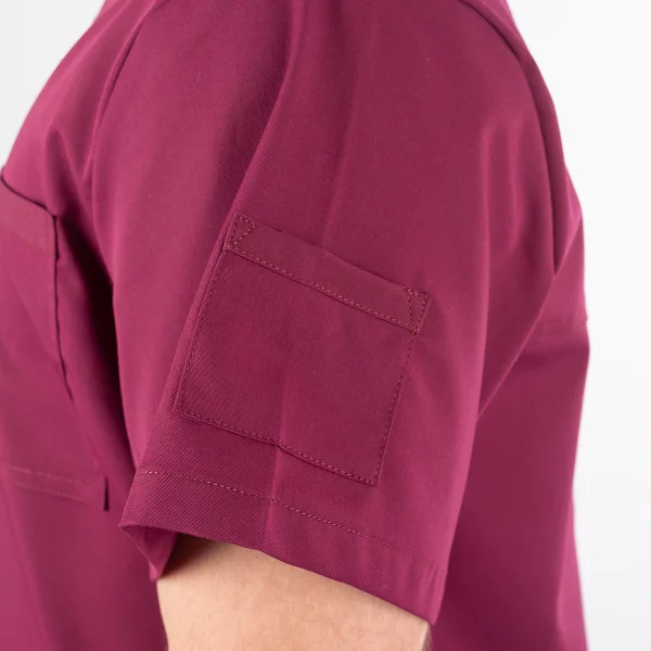 Polera Clínica Burdeo Hombre Felipe