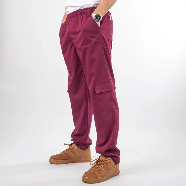 Pantalón Clínico color burdeo Modelo Benjamin