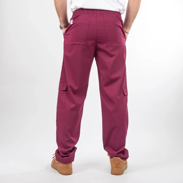 Pantalón Clínico color burdeo Modelo Benjamin