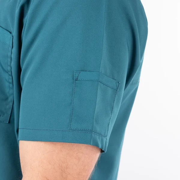 Polera Clínica Verde Petroleo Hombre Felipe