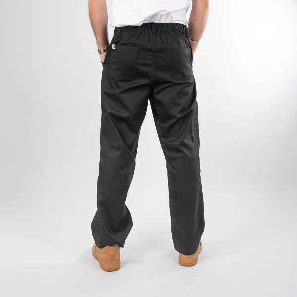 Pantalón Clínico color negro Gabardina Lucas