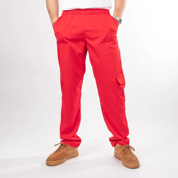 Pantalón Clínico color rojo Modelo Benjamin