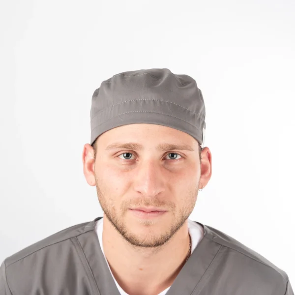 Gorro Clínico Gris Amarras