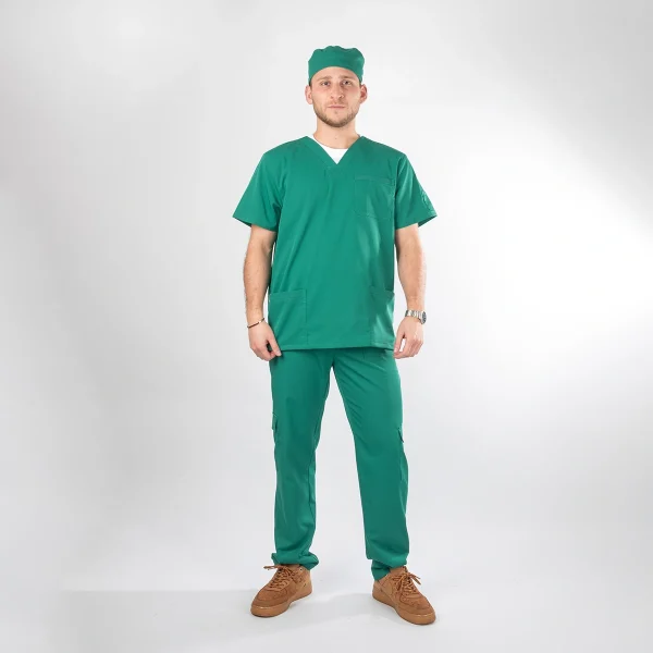 Pantalón Clínico verde esmeralda Modelo Benjamin