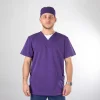 Polera Clínica Morado Hombre Felipe