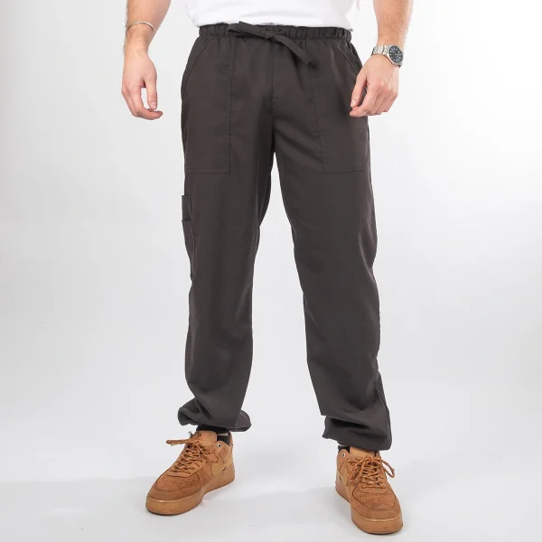 Pantalón Clínico Unisex Negro con puño