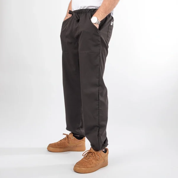 Pantalón Clínico Unisex Negro con puño