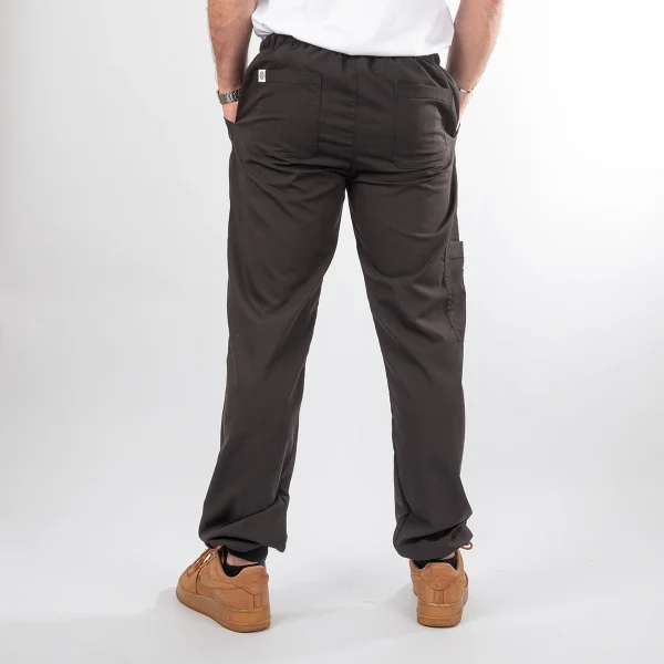 Pantalón Clínico Unisex Negro con puño