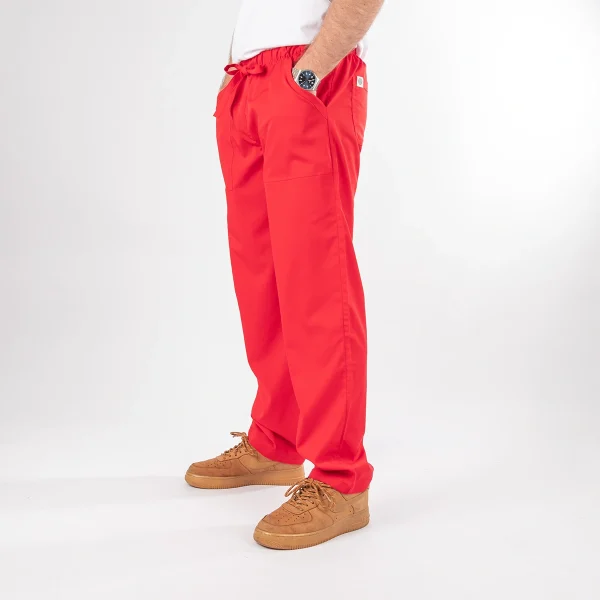 Pantalón Clínico Unisex rojo