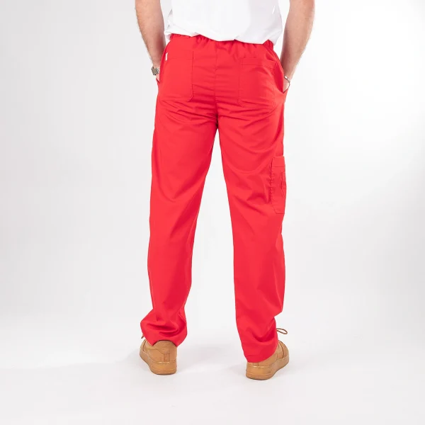 Pantalón Clínico Unisex rojo