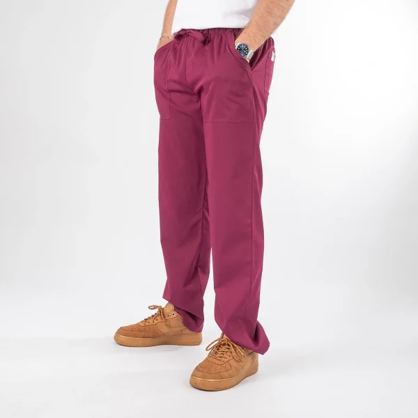 Pantalón Clínico Unisex Burdeo