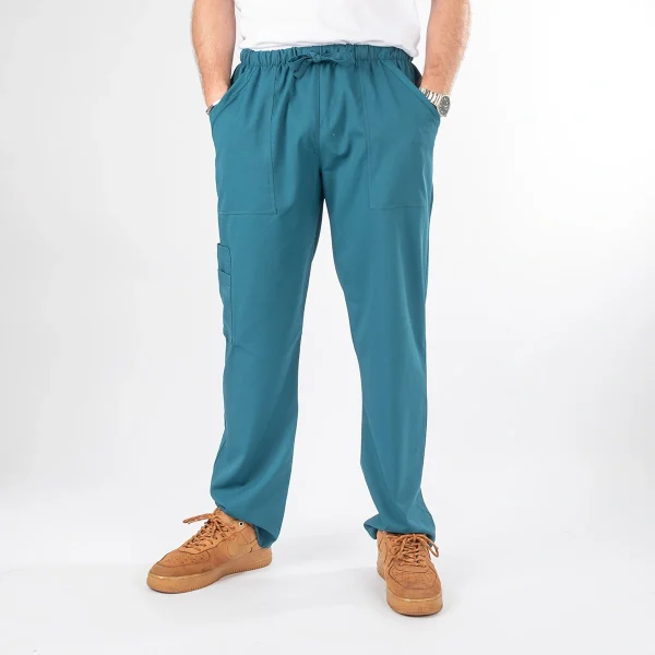 Pantalón Clínico Unisex Verde Petróleo