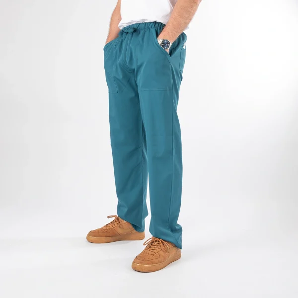 Pantalón Clínico Unisex verde petróleo