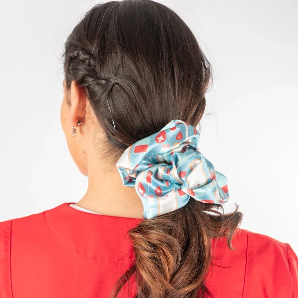 Pack 3 Colettes Celeste Área Médica Mujer Estampados - Imagen 4