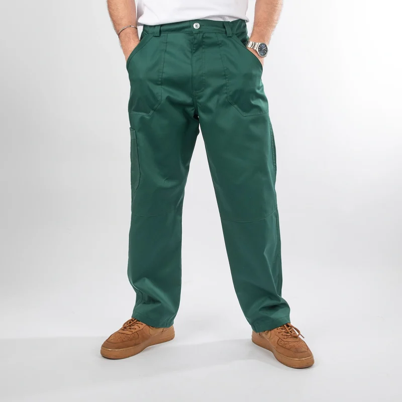 Pantalón Clínico verde en gabardina Modelo Lucas