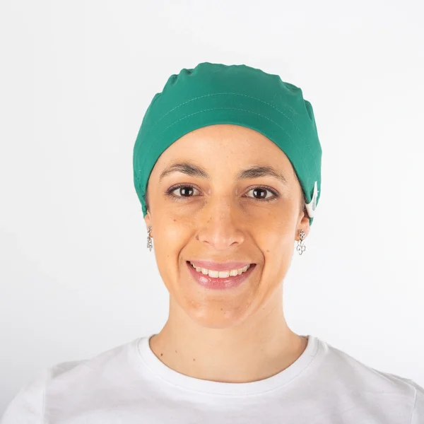 Gorro Clínico Verde Elástico