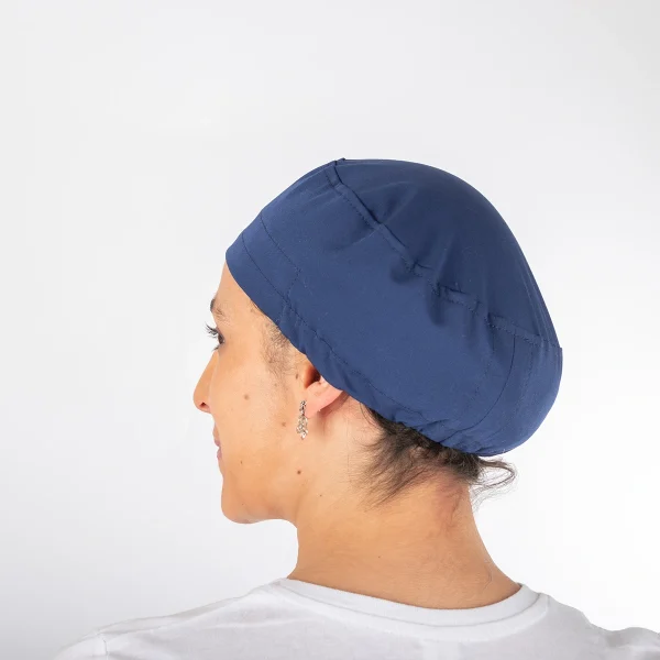 Gorro Clínico Azul Francia Área Médica Unisex con Elástico - Imagen 2