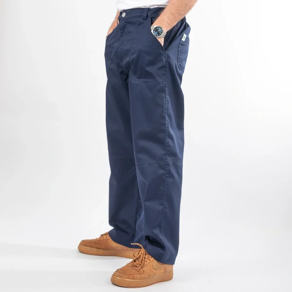 Pantalón Clínico azul marino en gabardina Modelo Lucas