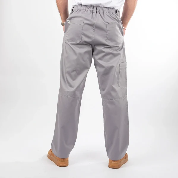 Pantalón Clínico color gris en Gabardina Lucas