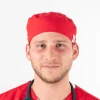 Gorro Clínico Rojo Amarras