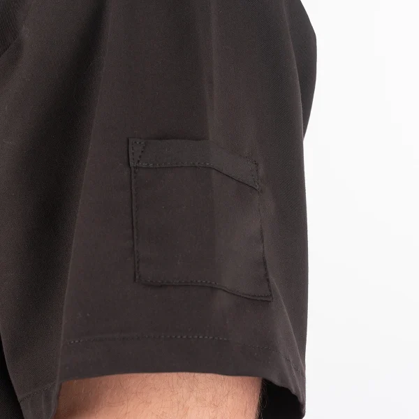 Polera Clínica Negra Hombre Felipe