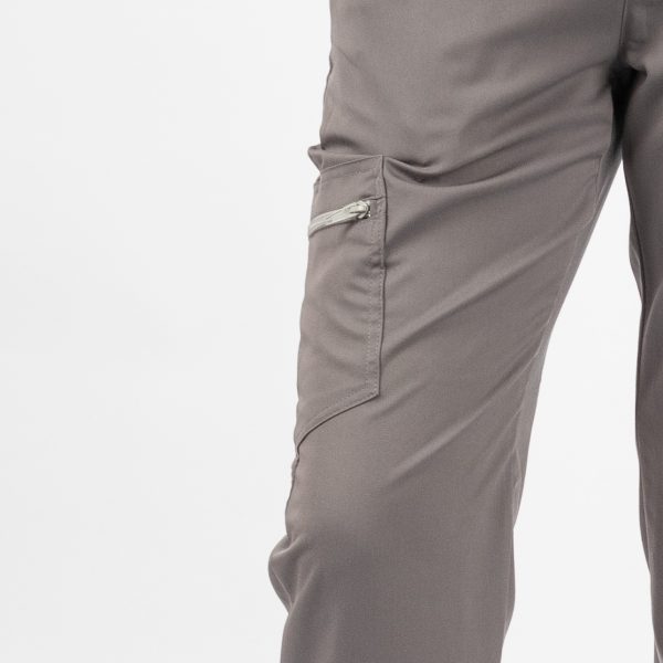 Pantalón Clínico Gris Área Médica Mujer a la Cintura - Javi - Imagen 4