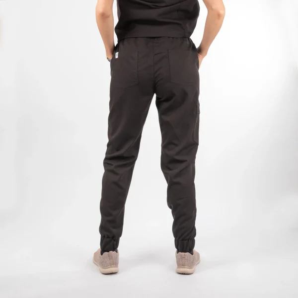 Pantalón Clínico Negro Área Médica Mujer a la Cintura - Javi - Imagen 3