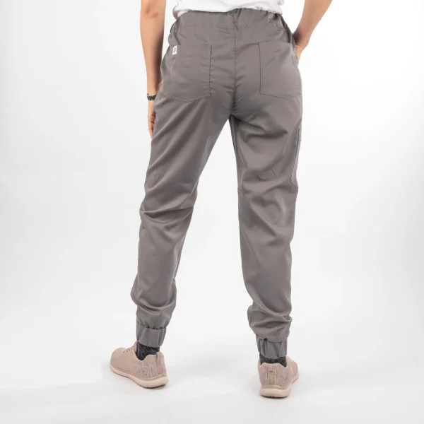 Pantalón Clínico Gris Área Médica Mujer a la Cintura - Javi - Imagen 3