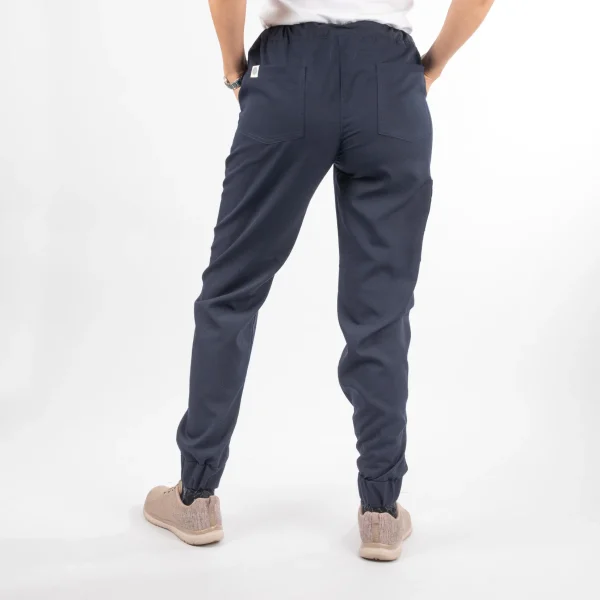 Pantalón Clínico Azul Marino Área Médica Mujer a la Cintura - Javi - Imagen 3