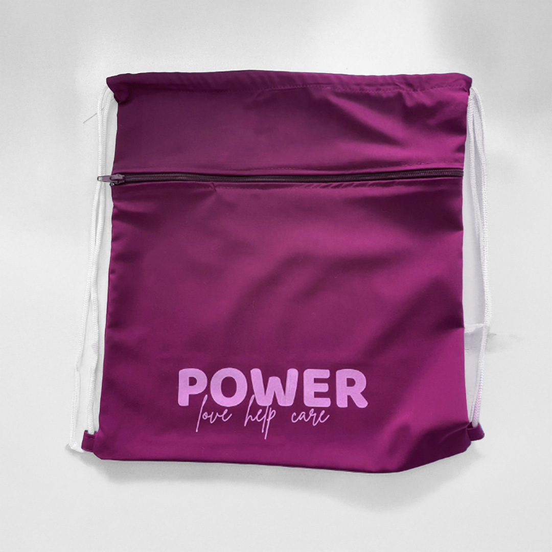 Bolso Clínico tipo Morral Burdeo