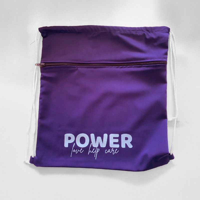 Bolso Clínico tipo Morral Morado